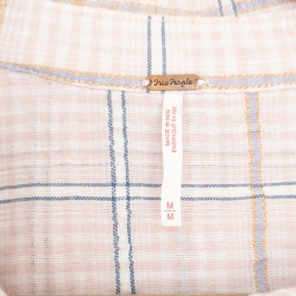 Free People Break My Stride Metallic Plaid Shirt
Medium - Picture 7 of 9